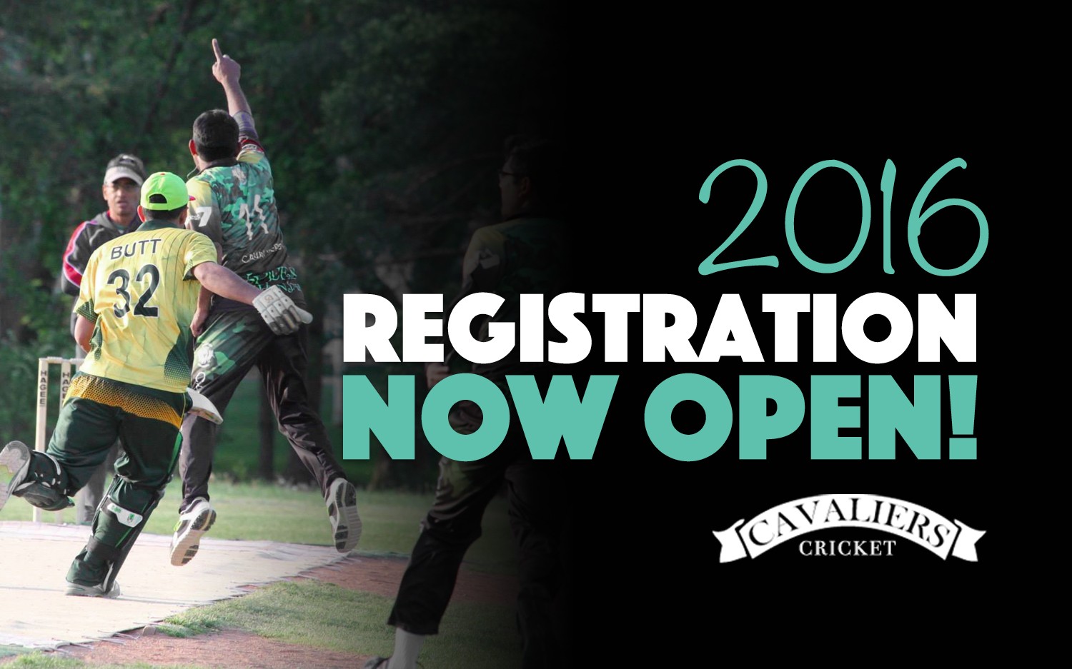 2016 Cavaliers Cricket Player Registration is NOW OPEN!