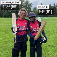 Danielle first ton in 2022 for Cricket Canada