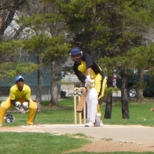 Provincial Game - Saskatchewan Versus Manitoba.  TJ and Viru participated and both contributed in two wins in the T20 Games over the weekend.