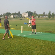 Great day with Creative Options Regina (COR) teaching the sport of Cricket