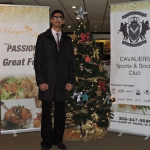 Cavaliers Christmas Party (Awards Dinner) 2015 at Unique Bistro in Regina