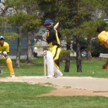 Provincial Game - Saskatchewan Versus Manitoba.  TJ and Viru participated and both contributed in two wins in the T20 Games over the weekend.