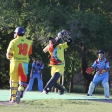 Cavaliers Fire vs. Regina Super Kings (RSK) in a pool A T20 match at Douglas park on June 4th, 2017. RSK won by 60 runs!