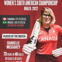 Danielle Player of the match