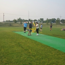 Great day with Creative Options Regina (COR) teaching the sport of Cricket